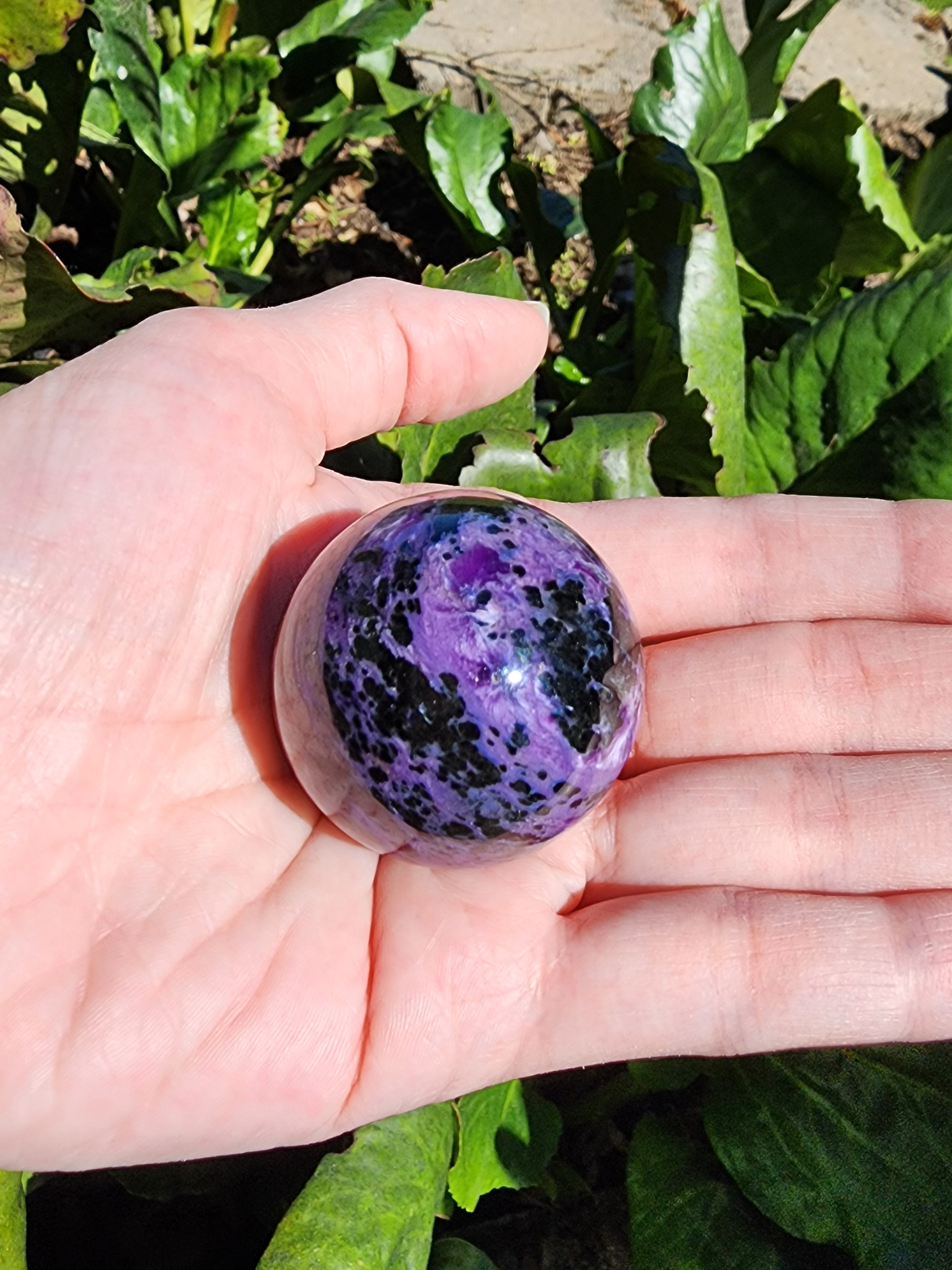 Charoite high quality Sphere